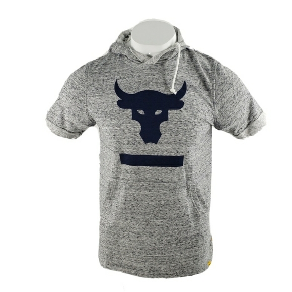 New Armour Mens x Project Rock Terry Short Sleeve - Picture 2 of 6